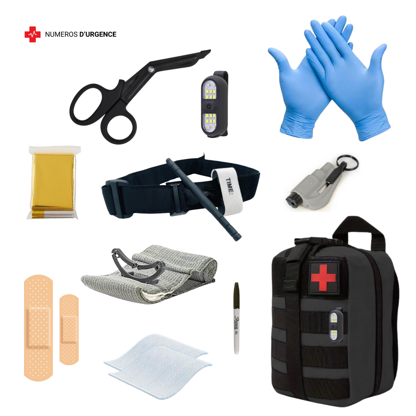 Kit Safe Trip – Kit de Premiers Secours d'Urgence