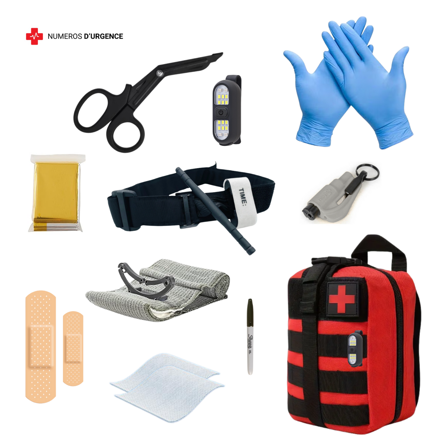 Kit Safe Trip – Kit de Premiers Secours d'Urgence
